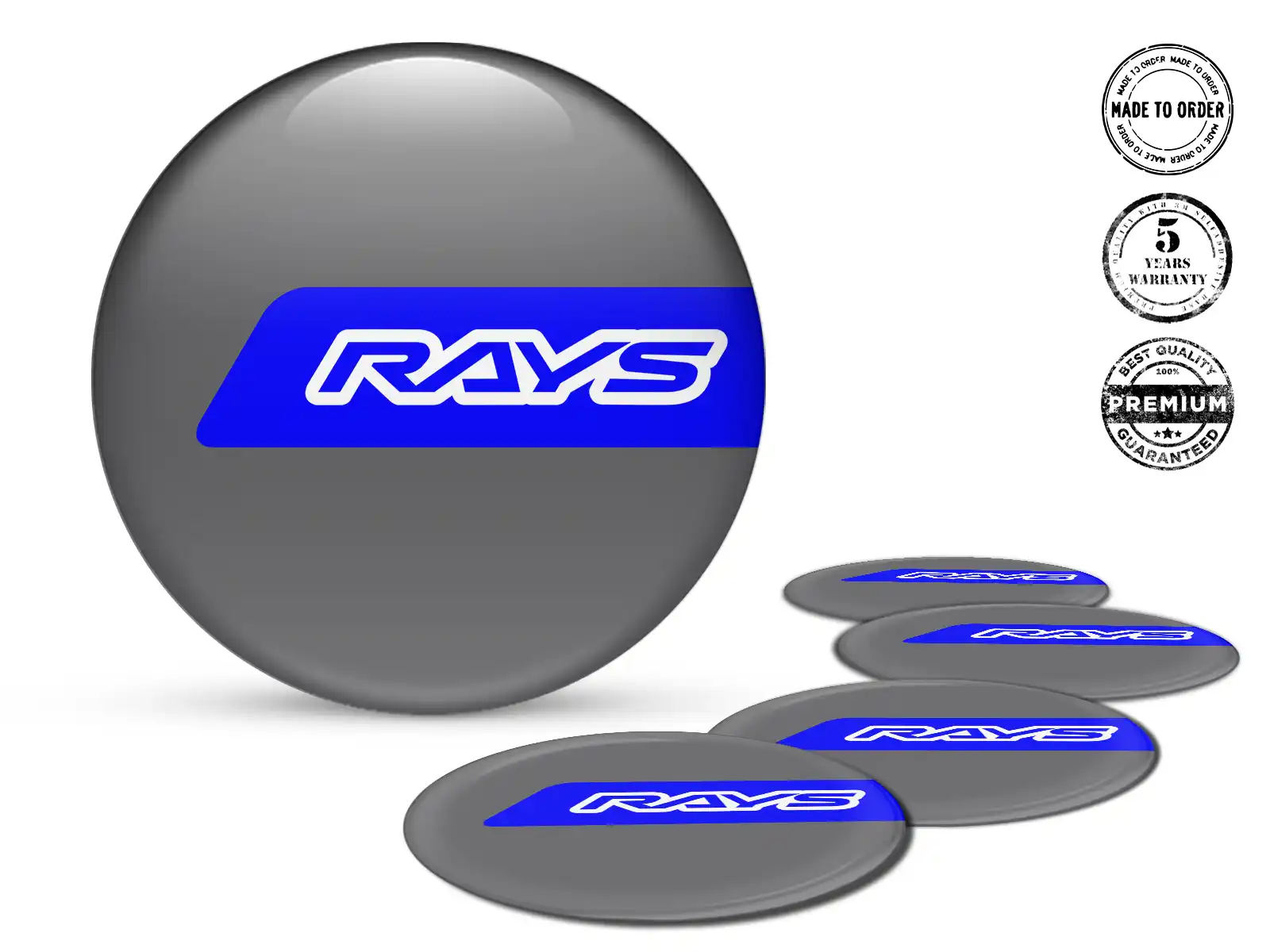 Rays Felgenplaketten für Autos Stilvolle Radlogos